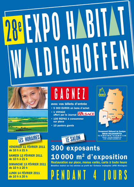 Affiche Expo Habitat 2011 Waldighoffen