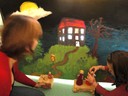 Le décor pour la vidéo se prépare
