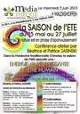 Affiche JASINSKI pour l'été 2013-5 juin
