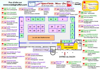 Plan du Salon VTME 2012 à Waldighoffen