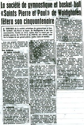 présentation du 50ème anniversaire.