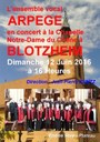 Affiche Concert Arpège à Blotzheim le 12 juin 2016