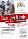 Affiche Zillertaler Mander 19 octobre 2019