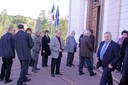 20 octobre 2012 à Muespach, accueil par l'EAP et le maire Roland Haller