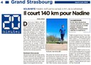2016/06/02 - 20Minutes - Il court 140 km pour Nadine