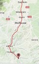 Ensisheim-Waldighoffen, carte marathon pour s'entraîner avec Frédéric Hoff