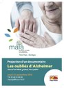 Affiche conférence "les oubliés d'Alzheimer"