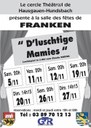 Affiche spectacle D'luschtige Mamies Novembre 2016 Franken