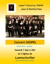 Affiche Concert Gospel's Rejoicing 7 mai 2011  pour Ninanee France
