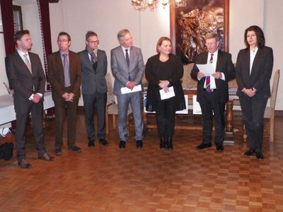 Discours du Maire à la Mairie