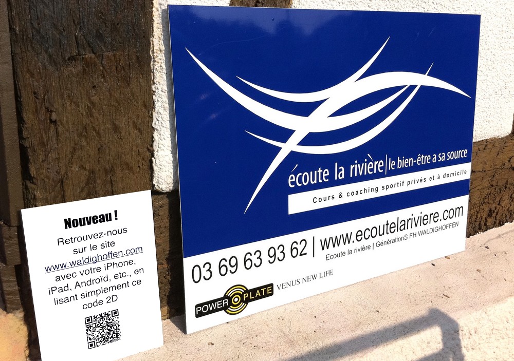 Ecoute la Rivière et son QR Code