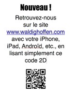 L'affiche avec le QR Code visible chez les commerçants de Waldighoffen.