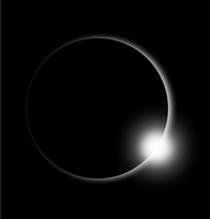 Clipart d'une éclipse solaire.