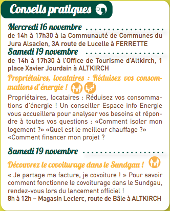 Conseils pratiques
