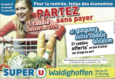 Partez sans payer au Super U