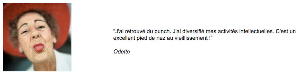 Témoignage Odette