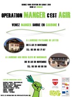 Affiche Manger c&rsquo;est agir