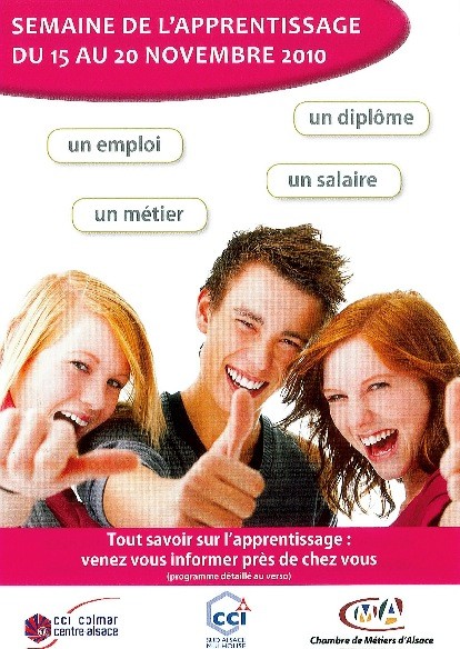 Affiche semaine de l&rsquo;emploi 2010