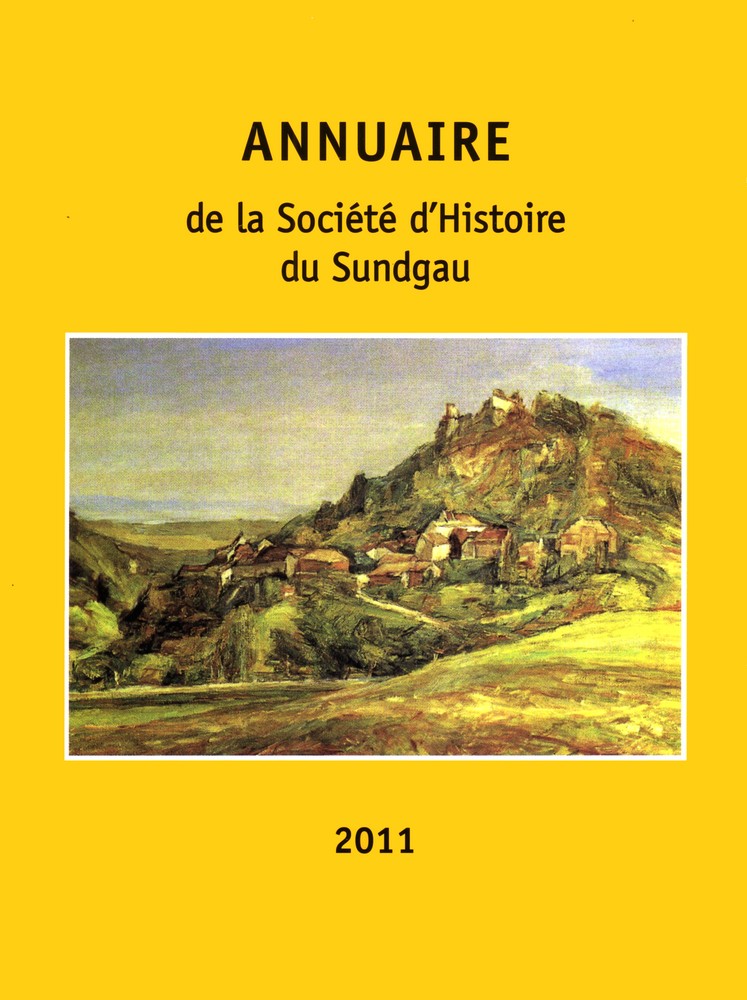 Couverture Annuaire 2011 de la Société d'Histoire du Sundgau