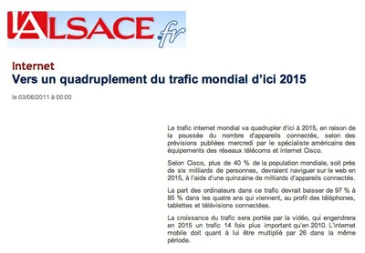Article trafic mondial quadruplé