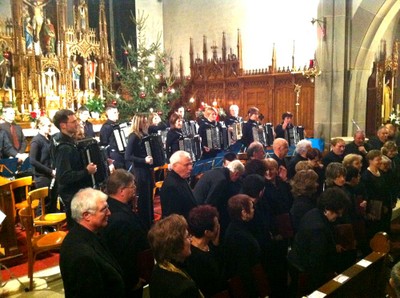La JAS et la Chorale Arpège à Waldighoffen le 18 décembre 2010