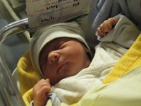 Photo de Florent Ribstein, fils de Romuald et Stéphanie Ribstein, né le 29 décembre 2010.