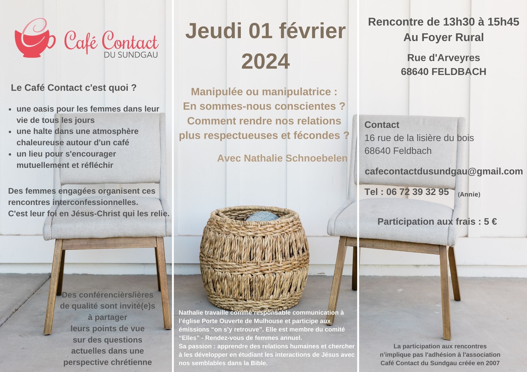 Affiche café contact le 01.02.2024