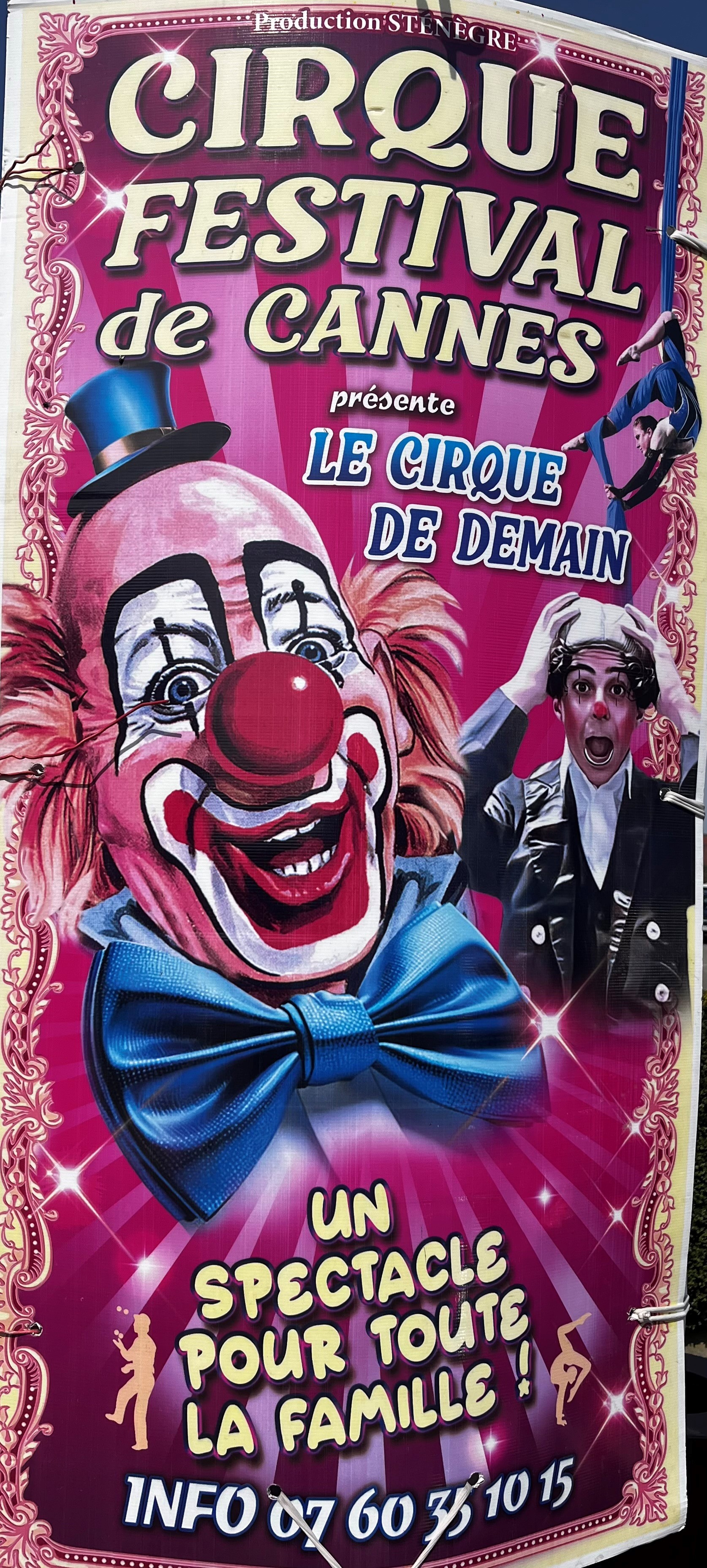 Affiche Cirque Festival de Cannes 2026