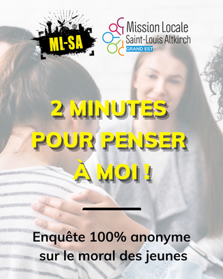 Affiche enquête mission locale Saint-Louis Altkirch