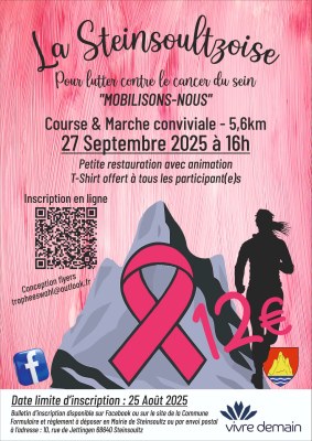 Affiche La Steinsoultzoise 27/09/2025