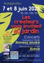 Affiche Les créateurs vous invitent au jardins 2025