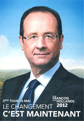 Affiche officielle François Hollande 2012 2e tour