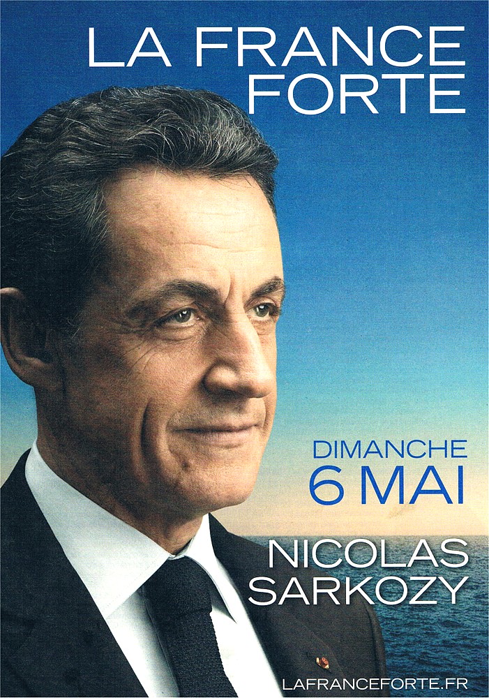 Affiche officielle Nicolas Sarkosy 2012 2e tour