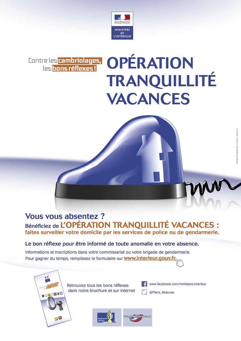 Affiche-opération tranquillité vacances