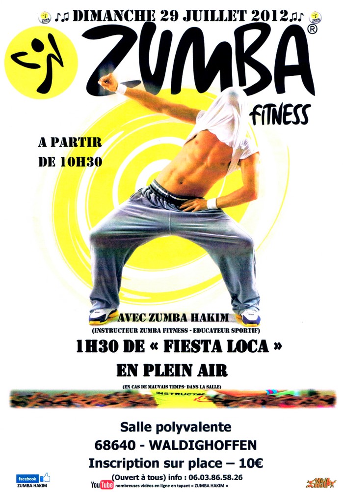 Affiche Zumba Hakim Waldighoffen