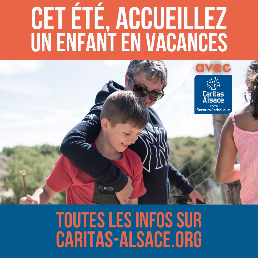 Cet été, devenez « famille de vacances » avec Caritas !