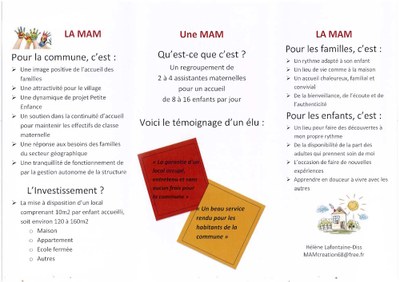 Flyer Maison d'Assistantes Maternelle