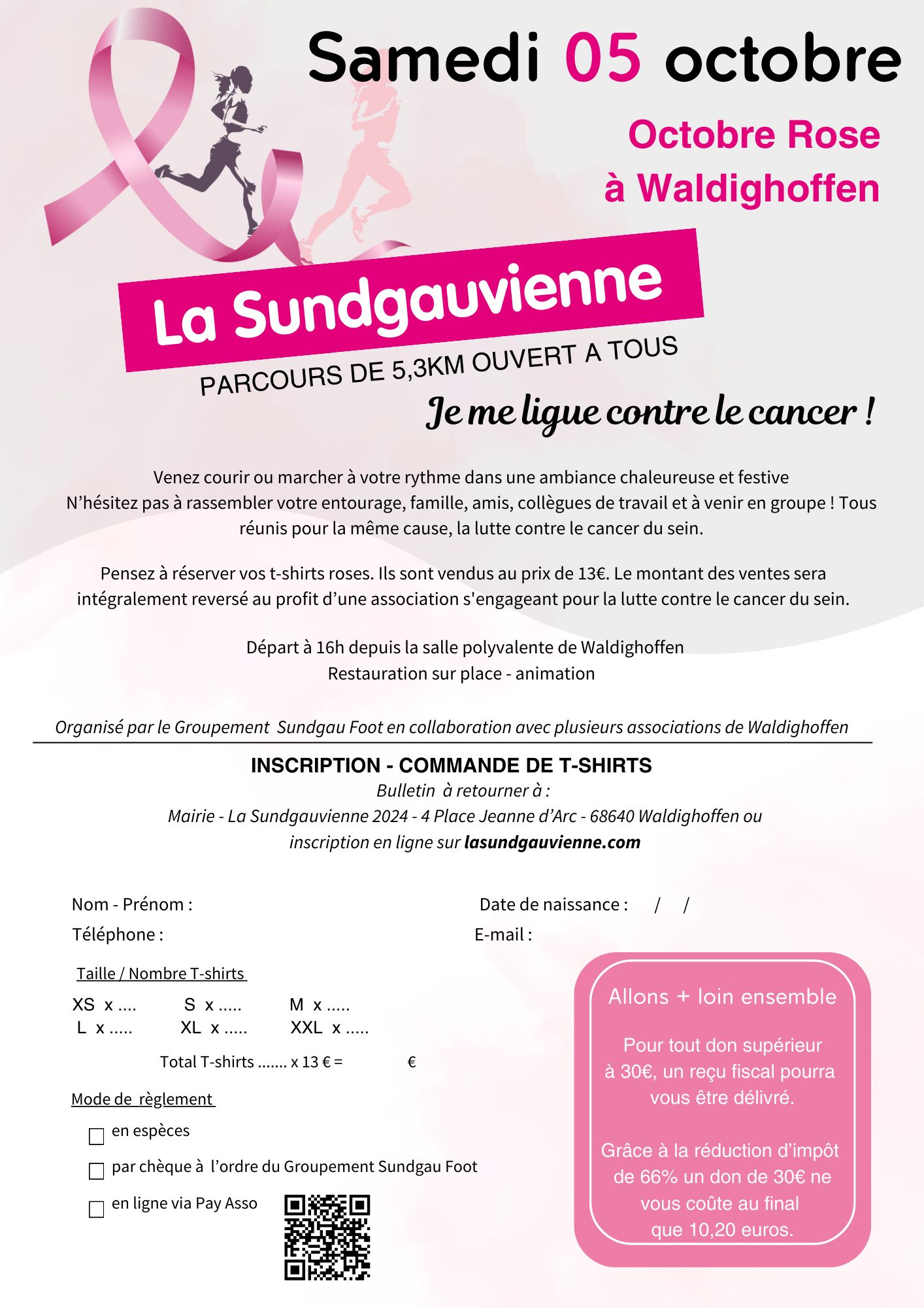 Flyers inscription à la Sundgauvienne 2024