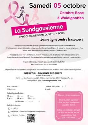 Flyers inscription à la Sundgauvienne 2024