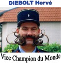 Hervé Diebolt, vice-champion du monde  Moustaches et barbes Libre Style