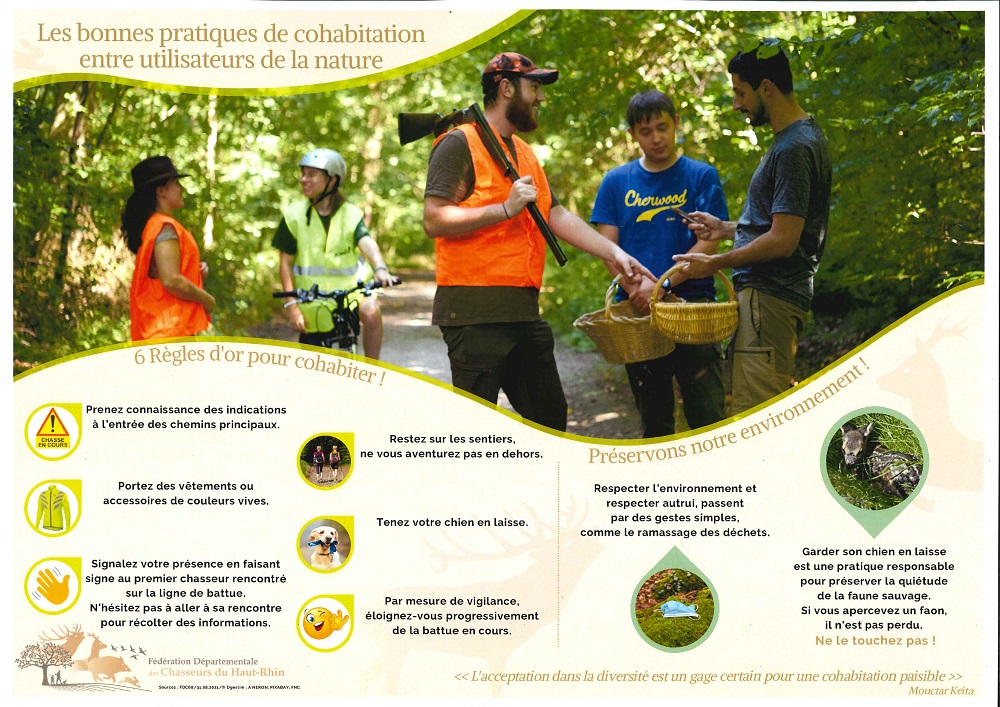 Infos sécurité chasseurs