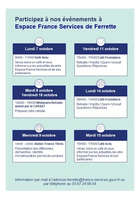 Journées France services à Ferrette