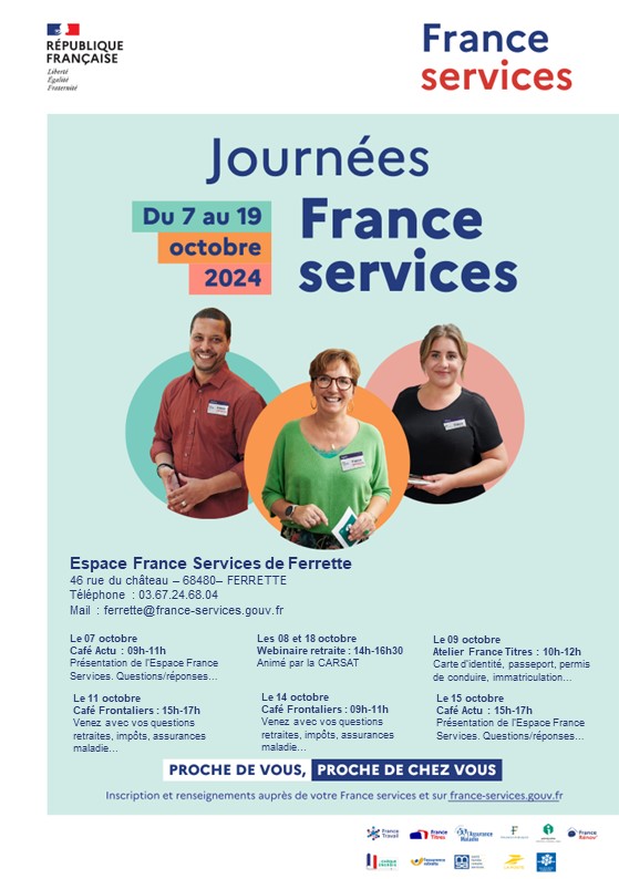 Journées France services à Ferrette