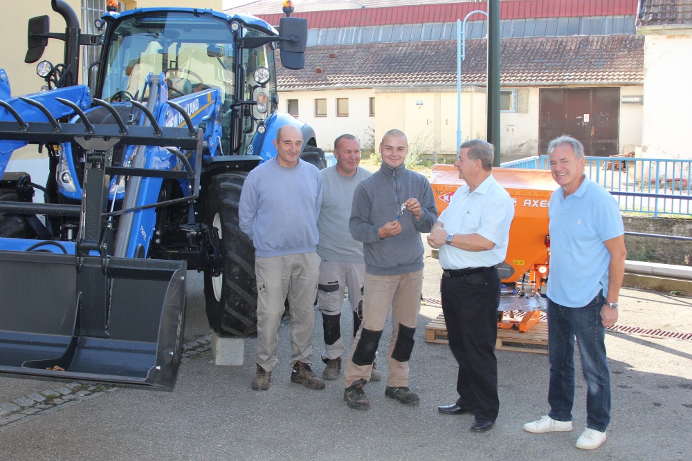 Remise de la clé à Anthony