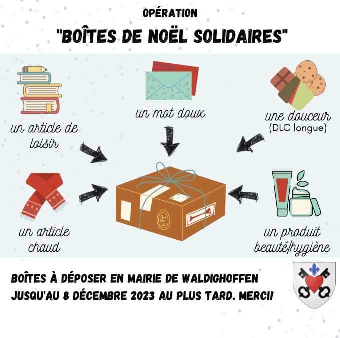Opération boîtes de Noël solidaires