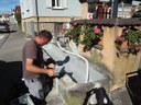 Réfection de la Fontaine rue de la République à côté de Scherrer