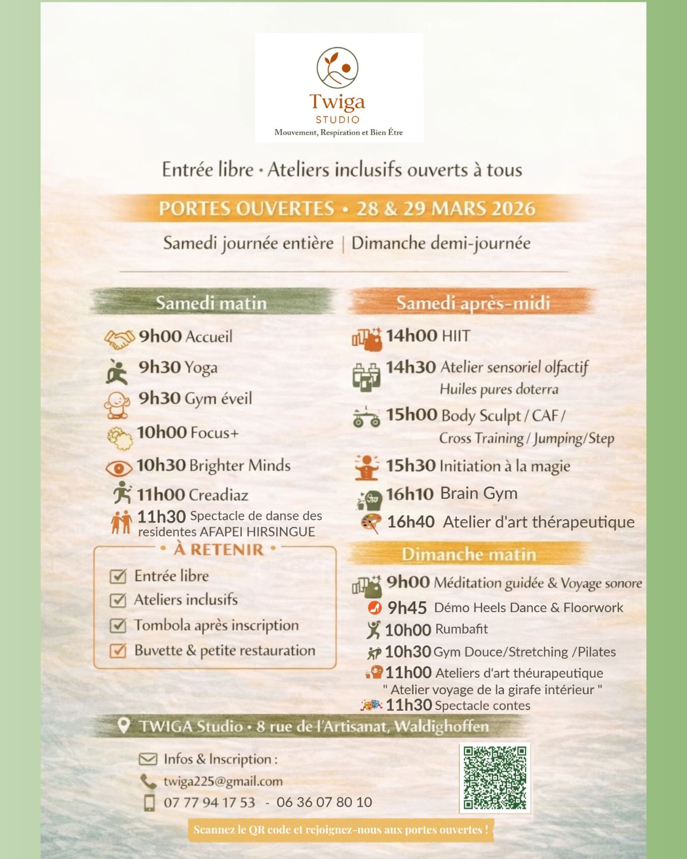 TWIGA STUDIO - Affiches portes ouvertes 2026