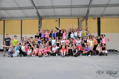 Zumba photo du groupe par le photographe de Hakim