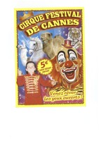 Flyer du Cirque Festival de Cannes 