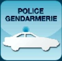 Logo voiture de gendarmerie ou police